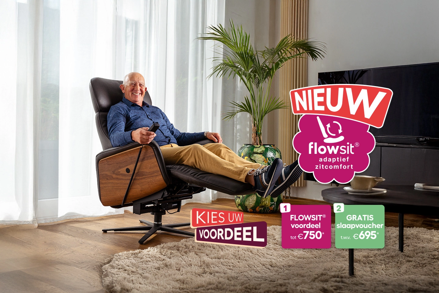Sta-op-zetels en relaxzetels